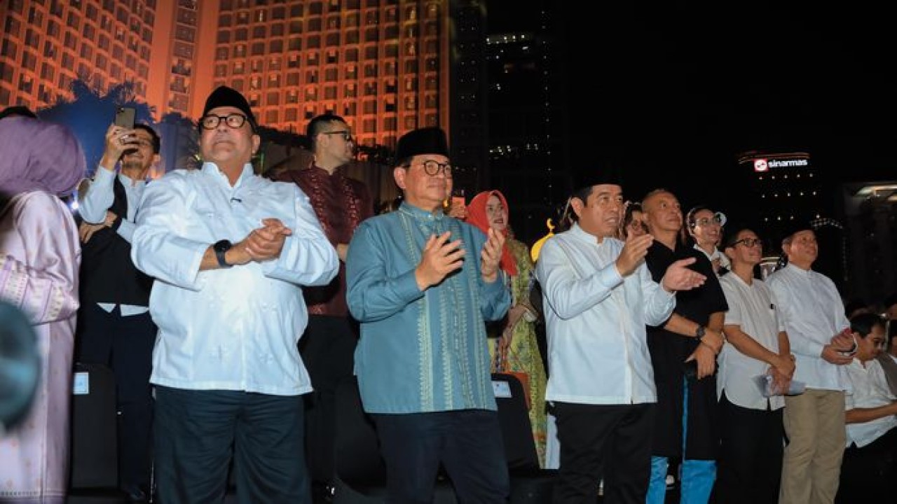 Wagub Rano Karno, Gubernur Pramono, dan Ketua DPRD DKI (Humas Pemprov DKI)