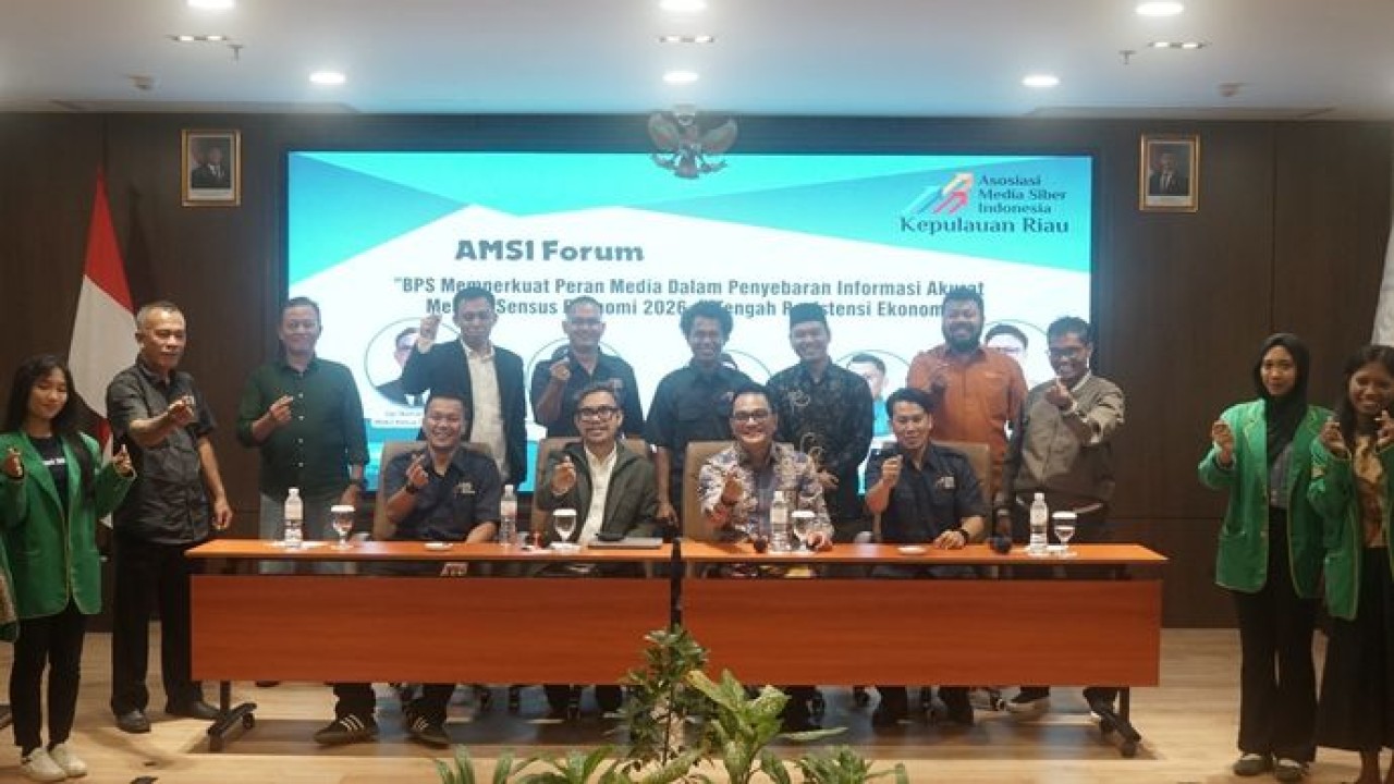 Pengurus baru AMSI Kepulauan Riau dilantik