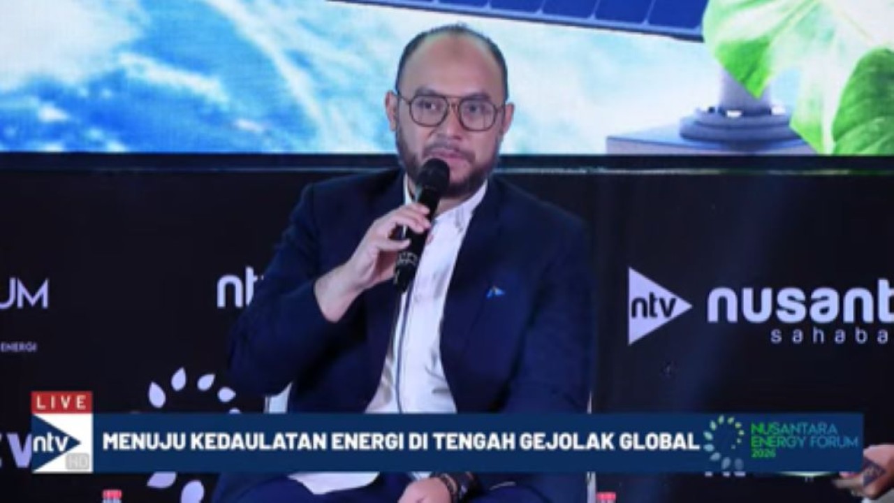 Ketua Umum Asosiasi Pemasok Energi, Mineral, dan Batubara Indonesia (ASPEBINDO) Anggawira di Nusantara Energy Forum 2026