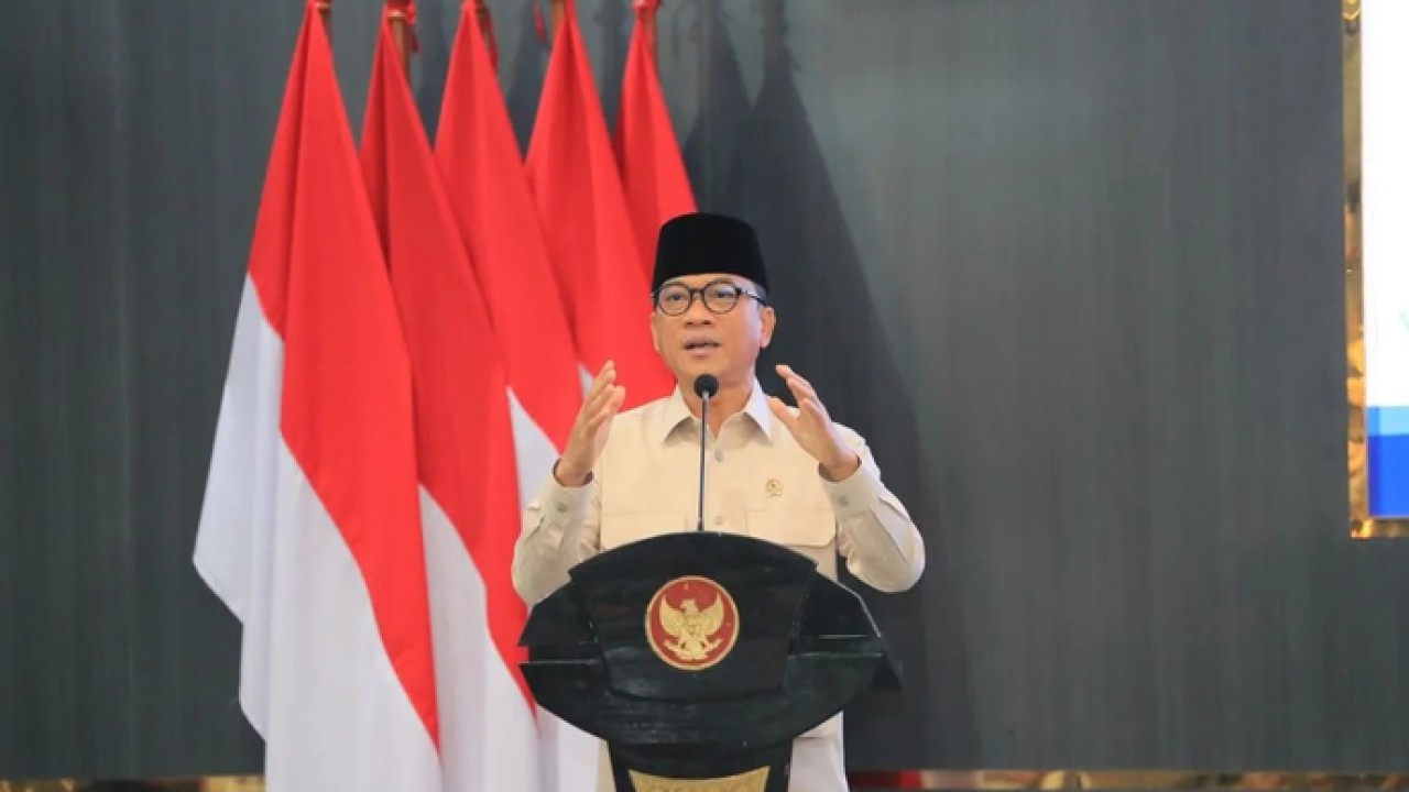 Menteri Desa dan Pembangunan Daerah Tertinggal (Mendes PDT) Yandri Susanto dalam acara penandatanganan nota kesepakatan di Kantor Kemendes PDT, Kalibata, Jakarta, Selasa (28/4/2026) ANTARA/HO-Humas Kemendes PDT (Antara)