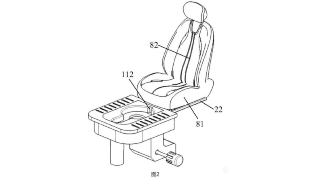 Ilustrasi. Aito-Seres patenkan toilet tersembunyi di mobil. (Foto: Seres via CarNewsChina)