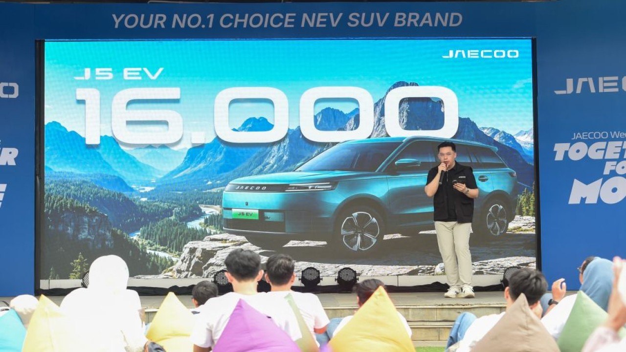 Sebanyak 16.000 unit Jaecoo J5 EV telah dikirimkan kepada konsumen di seluruh Indonesia. (Foto: Dok/Istimewa)