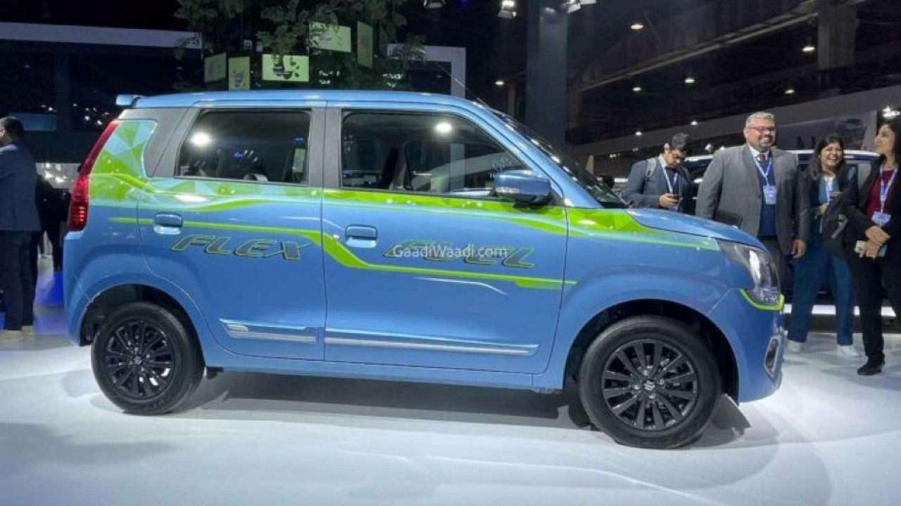 Prototipe Maruti Suzuki Wagon R Flex Fuel. (Foto: Istimewa via Gaadiwaadi)