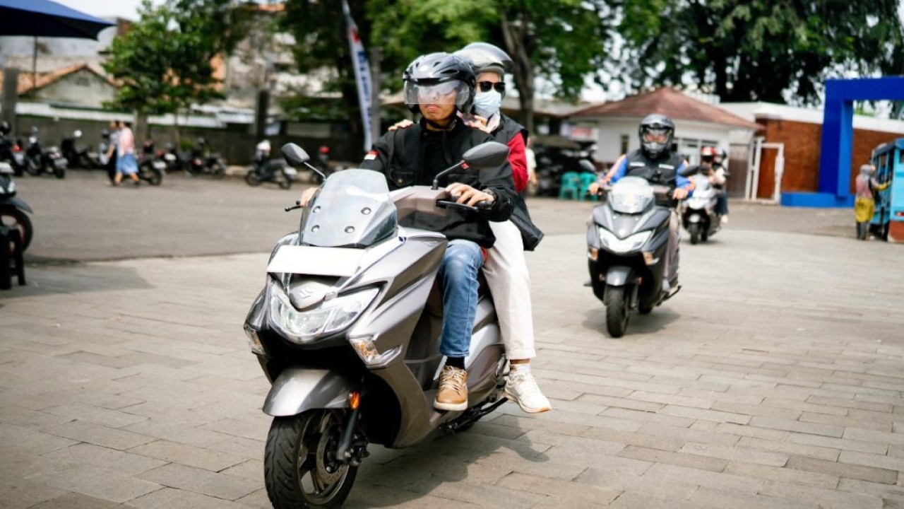 Peserta Suzuki Burgman Fun Rally 2026. (Foto: Istimewa/SIS)