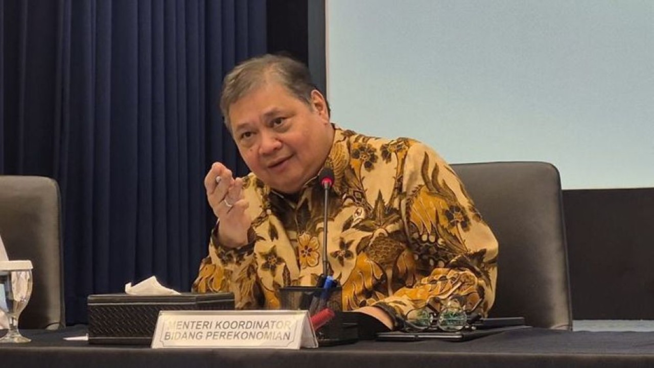 Menteri Koordinator Bidang Perekonomian Airlangga Hartarto. (Foto: Ntvnews.id-Muslimin Trisyuliono)