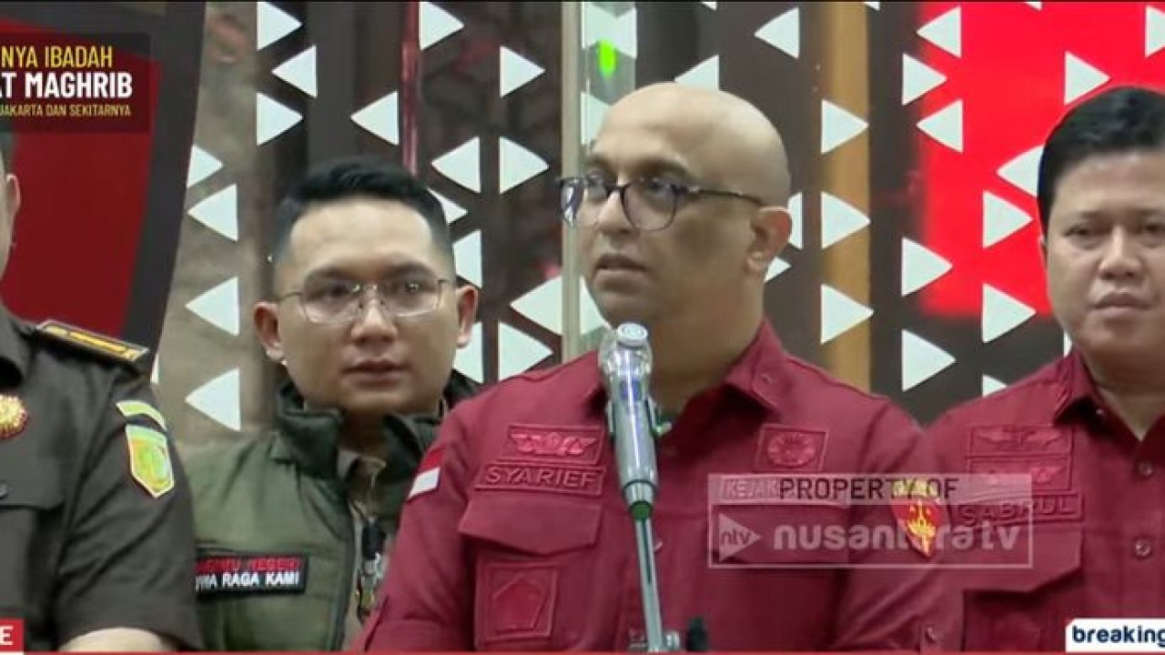 Direktur Penyidikan (Dirdik) Jaksa Agung Muda Tindak Pidana Khusus (Jampidsus) Syarief Sulaeman Nahdi. (Nusantara TV)