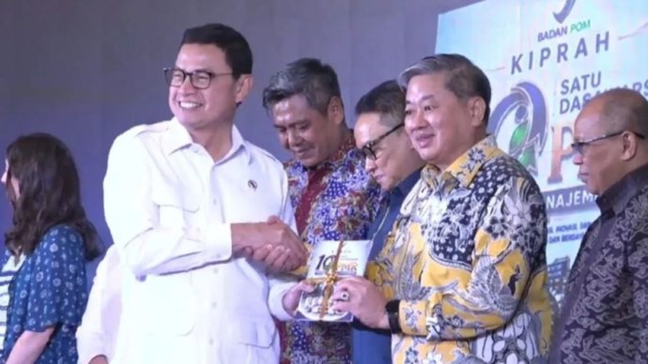 Kepala Badan Pengawas Obat dan Makanan (BPOM) Taruna Ikrar dalam Forum Koordinasi Nasional Pangan Steril Komersial di Jakarta, Selasa, 30 Juni 2026. (Antara)