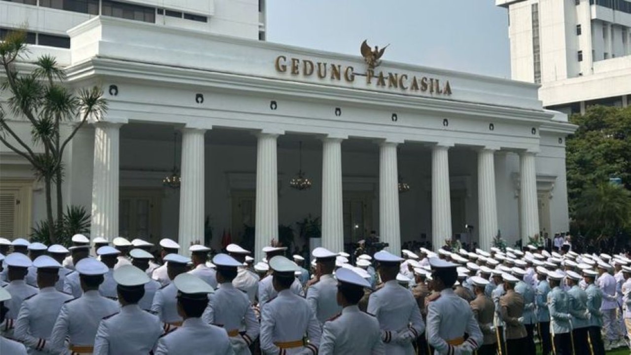 Presiden Prabowo Subianto menghadiri Upacara Peringatan Hari Pancasila, Senin, 1 Juni 2026. (Foto: NTVnews/Deddy Setiawan)