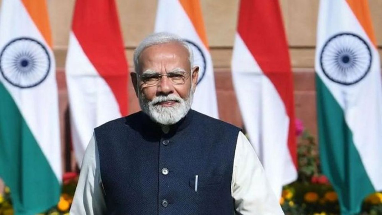 Perdana Menteri (PM) India Narendra Modi. (Foto: ANTARA FOTO/Hafidz Mubarak A/Spt/aa)