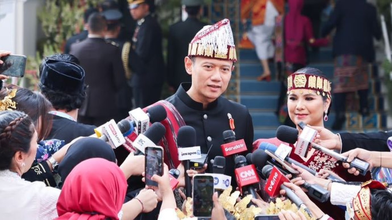 AHY usai menghadiri rangkaian peringatan HUT ke-81 RI di Istana Kepresidenan, Jakarta, Senin (17/8/2026) (Kemenkoinfra)AHY usai menghadiri rangkaian peringatan HUT ke-81 RI di Istana Kepresidenan, Jakarta, Senin (17/8/2026) (Kemenkoinfra)