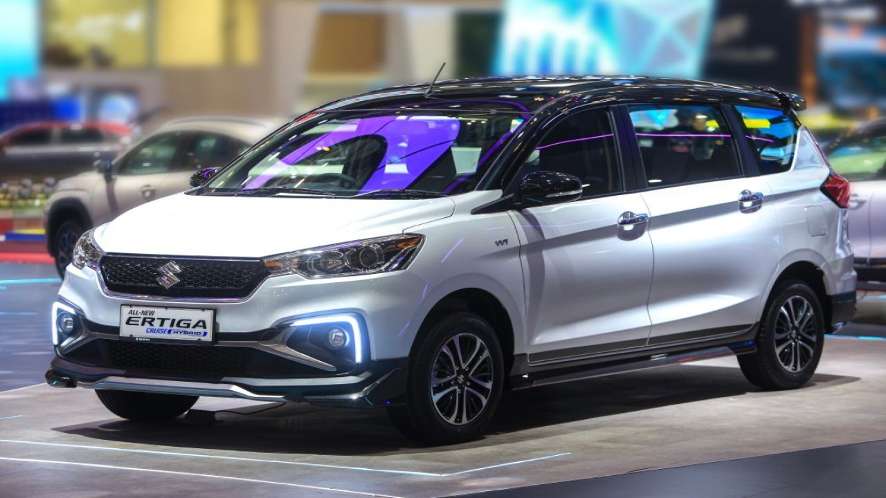 Suzuki Ertiga Hybrid Cruise menjadi salah satu model yang menarik perhatian di ajang GIIAS 2026. (Foto: Dok/Istimewa)