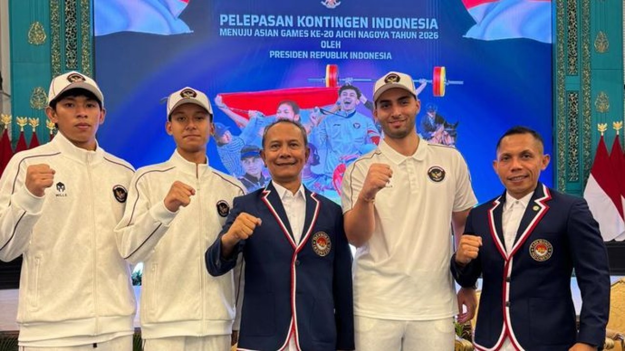Ketum PBTI Richard Tampubolon hadiri pelepasan Kontingen Indonesia ke Asian Games Aichi-Nagoya 2026 (Istimewa)