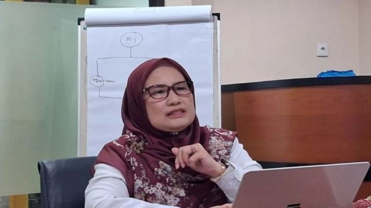 Deputi Bidang Penggerakan dan Peran Serta Masyarakat Kemendukbangga/BKKBN Wahyuniati dalam diskusi tentang peran TPK dalam distribusi MBG 3B di Jakarta, Senin, 31 Agustus 2026. (Foto: Antara)