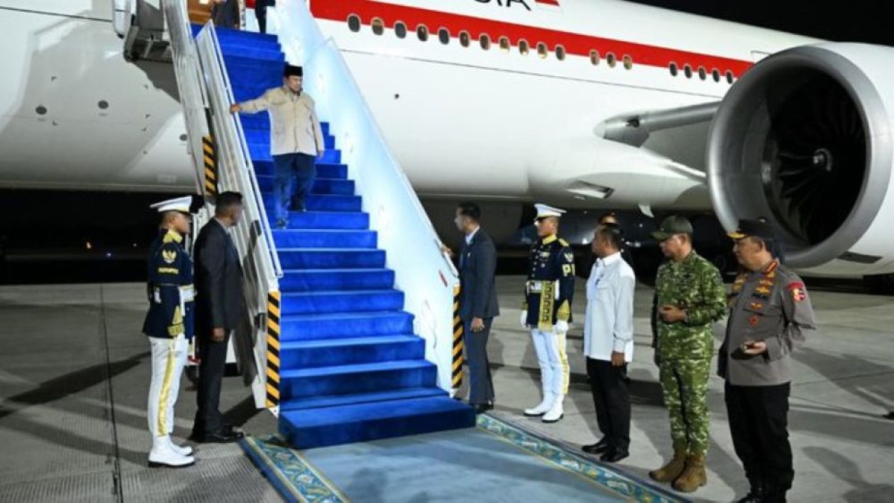 Presiden Prabowo Subianto tiba di Tanah Air pada Jumat, 4 September 2026 dini hari setelah merampungkan kunjungan ke Rusia. (Foto: Istimewa)